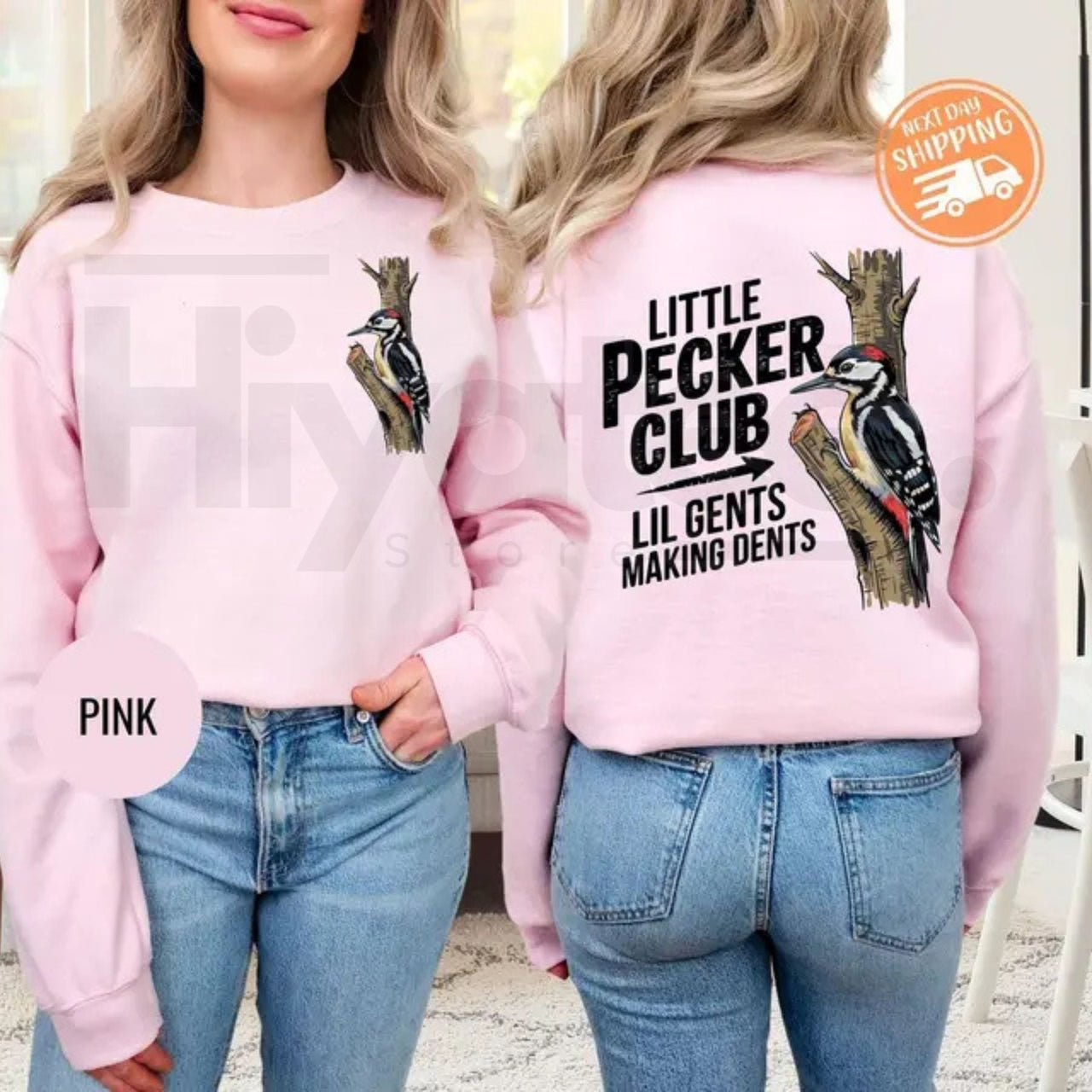 Little Pecker Club Hoody: Funny Lil Gents Making Dents Offensive Men Sweatshirt