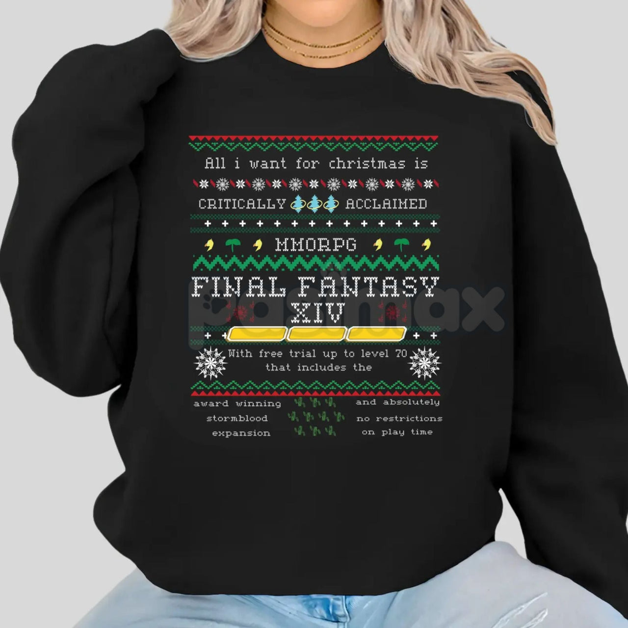FFXIV Christmas Sweatshirt: 