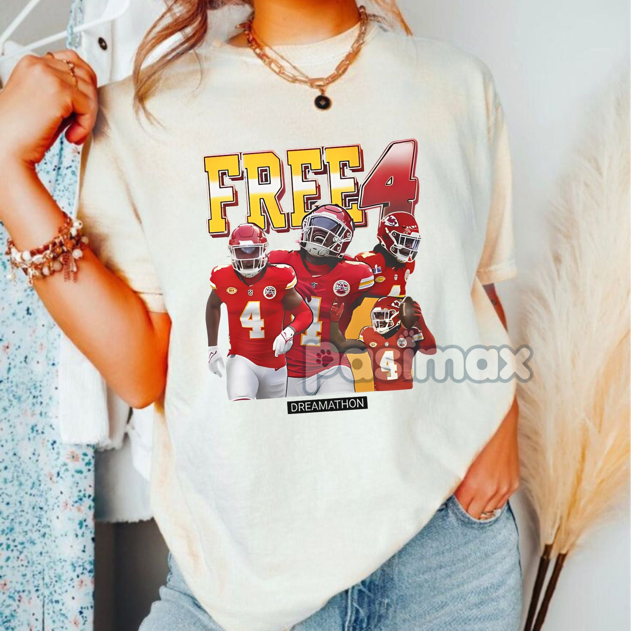 Free 4 Dreamathon T-Shirt - Inspirational Support Apparel, Community Tee