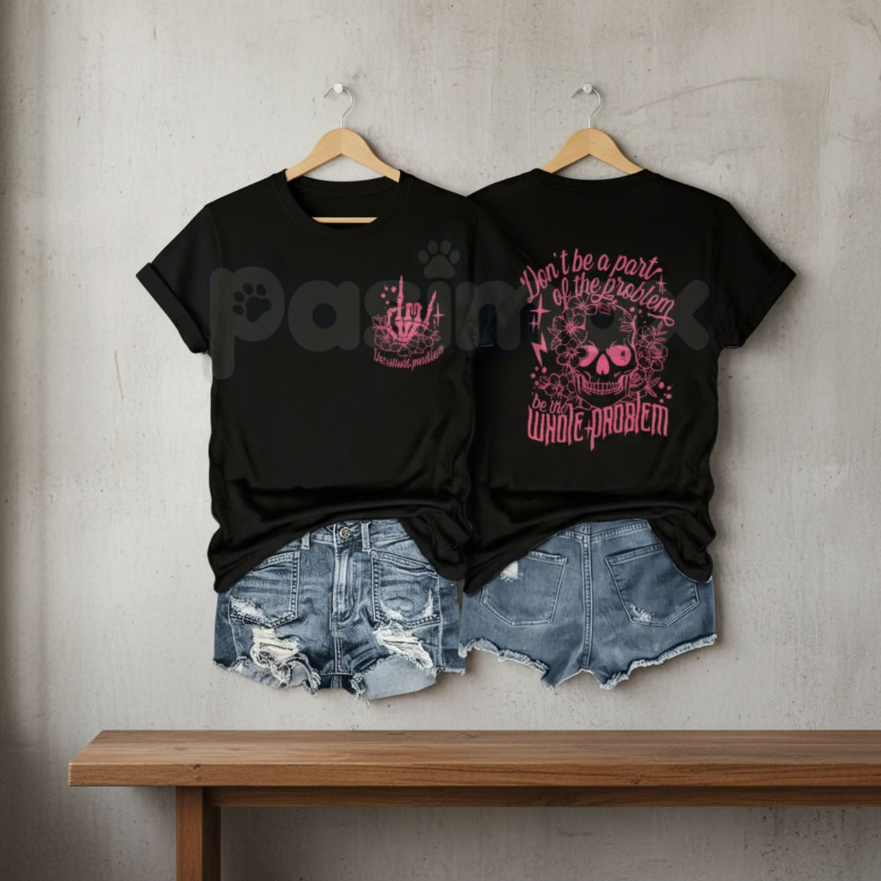 Don't Be A Part Of A Problem Be The Whole Problem Tee | Funny Sarcastic Quote T-Shirt | Chaotic Energy Graphic Top | Witty Main Character Shirt | Retro Sassy Slogan Tee | Adult Humor Streetwear