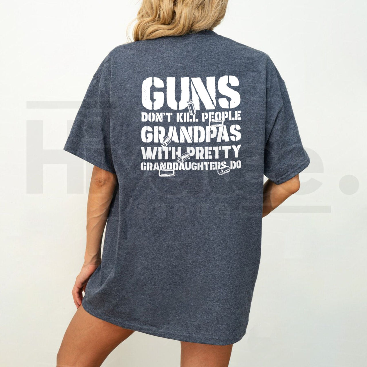 Guns Don't Kill People Grandpas With Pretty Granddaughters Do T-Shirt