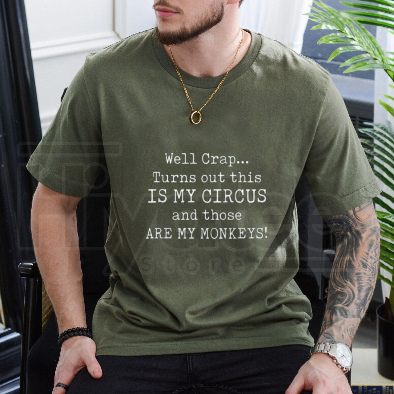 Men’s Comfortable Cotton T-Shirt – Funny 