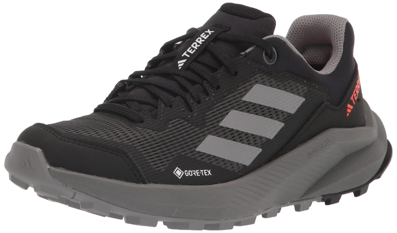 adidas Womens Terrex Trailrider GTX Trail Running Shoe Black/Grey/Grey 5