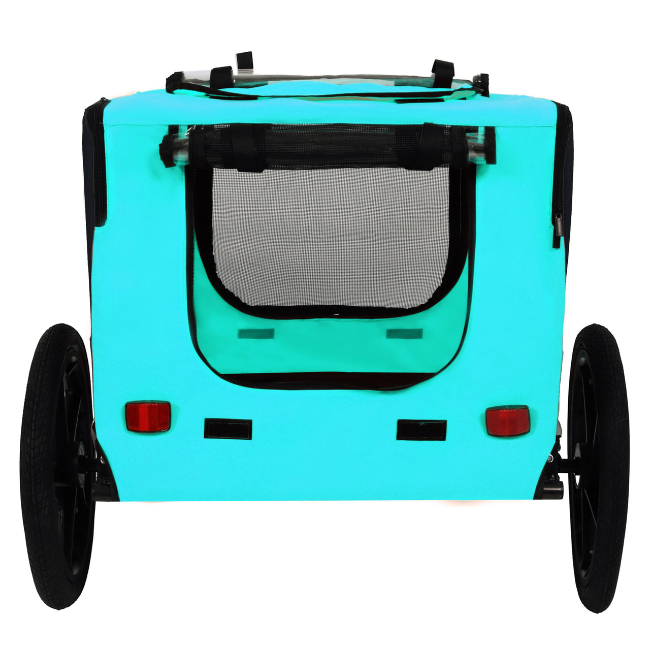 Pet Bike Trailer Dog Cart for Bicycle,Suitable for Small and Medium Pets, Easy Folding Cart Frame, Quick Release Wheel, Non-Slip Floor, Internal Leash