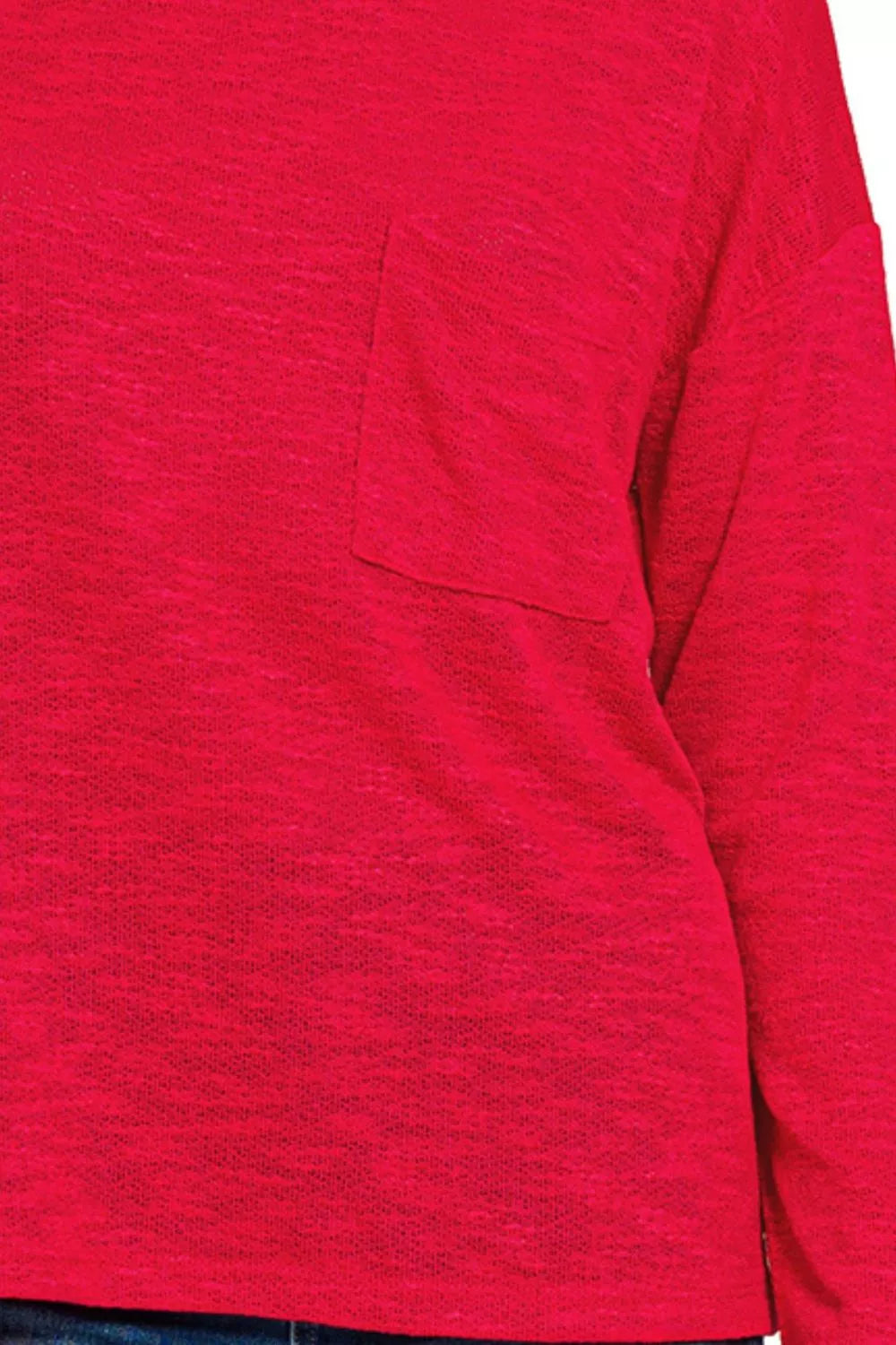 Zenana Slub Hacci Long Sleeve T-Shirt