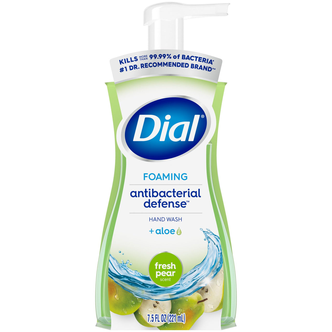 Dial Antibacterial Foaming Hand Wash Fresh Pear 7.5 fl oz