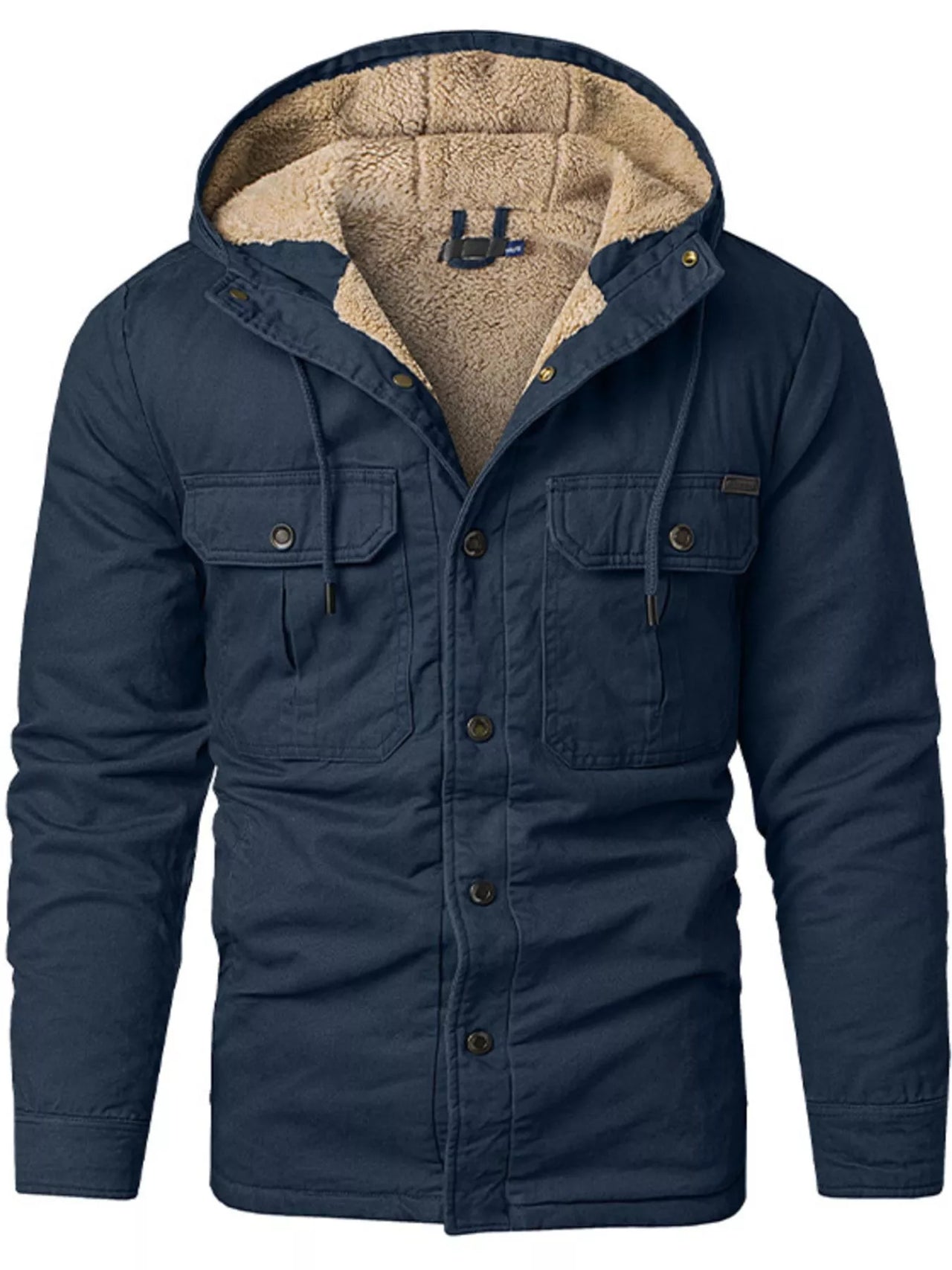 Men's Sherpa Lined Hooded Jacket