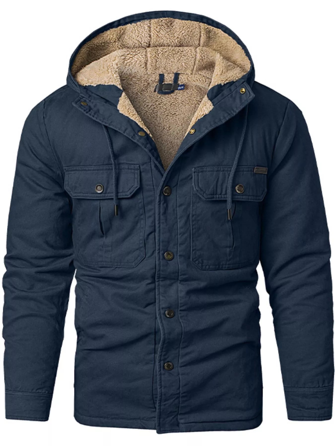 Men's Sherpa Lined Hooded Jacket
