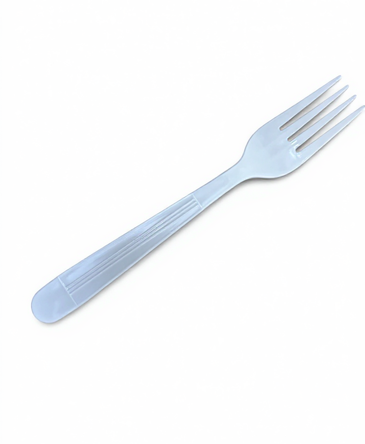 Royalty White X-Heavy Weight PP Fork, 10 Sleeves of 100 Forks (1000/cs)