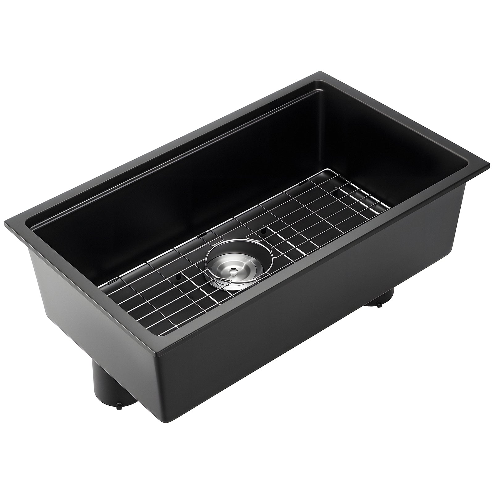 30 inch Granite Kitchen Sink Undermount Single Bowl Drop-In Basin for RV Bar