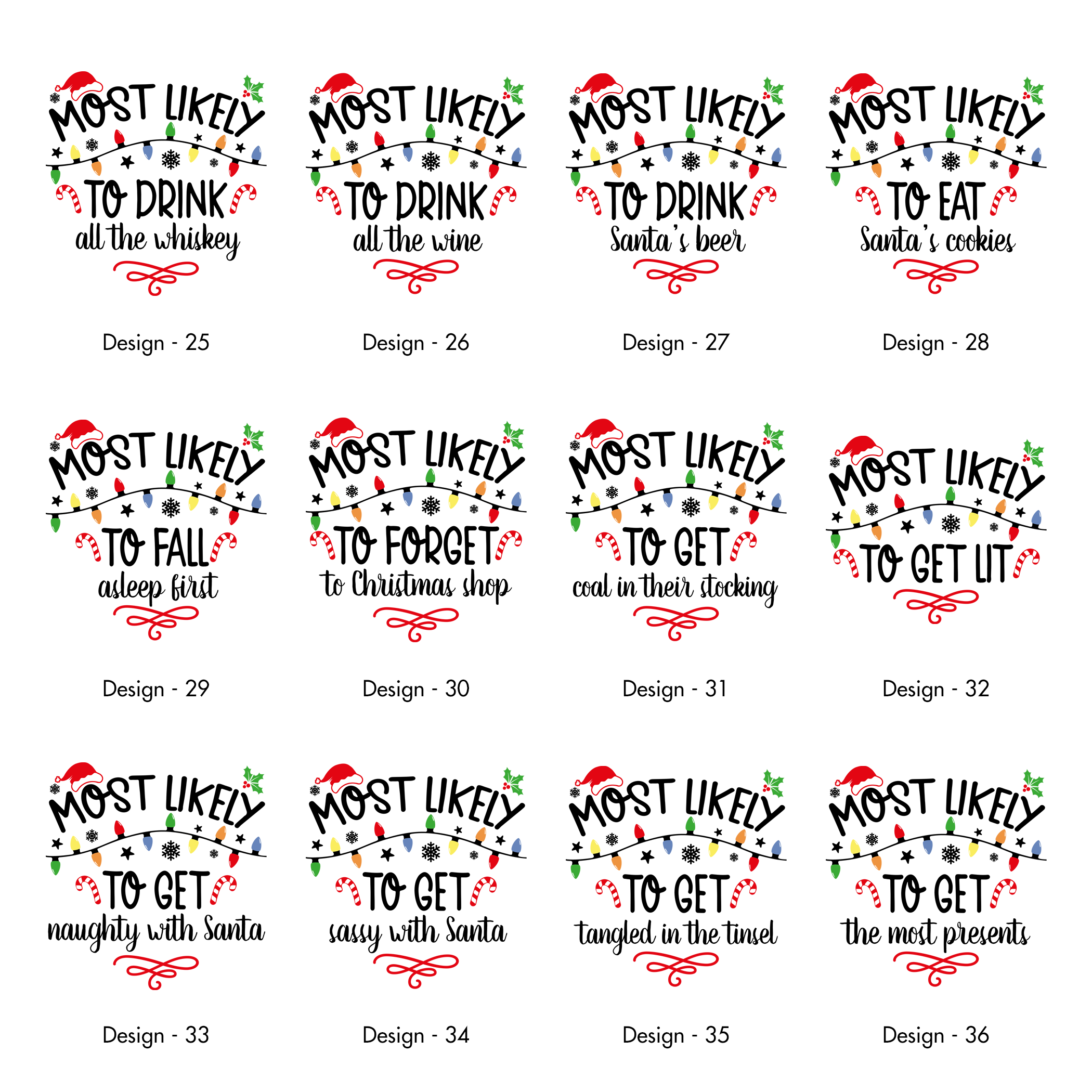 Most Likely To Christmas Family Tees For Holiday Memories And Cozy Gatherings Comfort Colors Tee