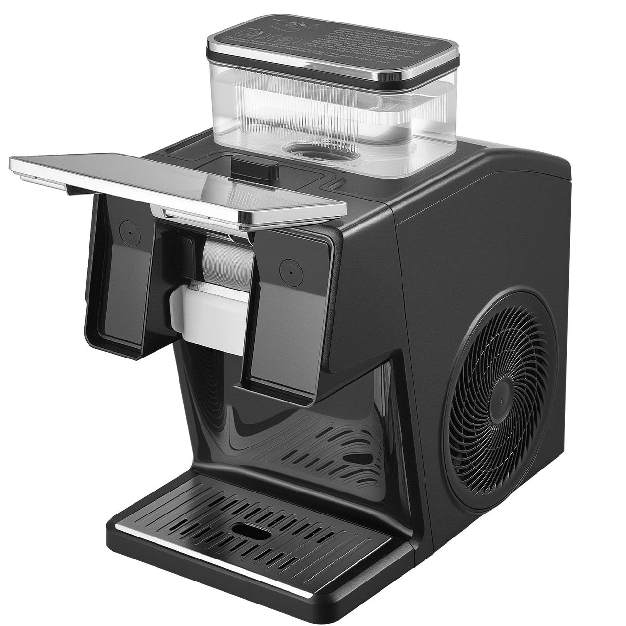 Snowflake Ice Machine, 44LBS/24H Snowflake Ice Maker, Ice-Shaver Machine with Stainless Steel Blade, Electric Snow Cone Maker with 0.2 Gal Tank, 60S Fast Pre-Cooling, for Home & Small Gatherings