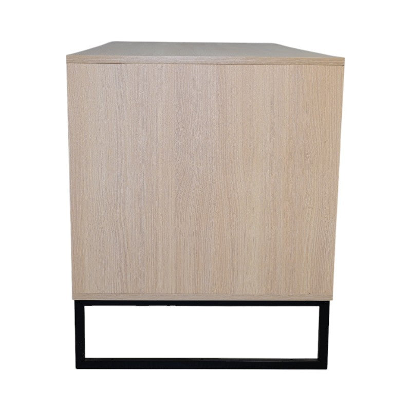 Modern Wooden Cat House with Scratching Mat - 47.64' x 21.46' x 25.98', 76.4 lbs