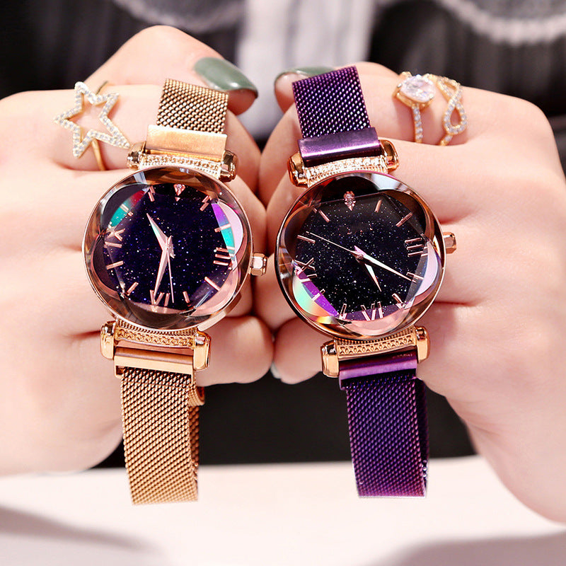Star watch steel belt watch ladies casual watch (See size chart where applicable)