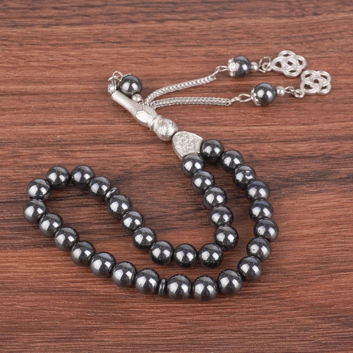 33 Bead Black Obsidian Tasbeeh(MR085)