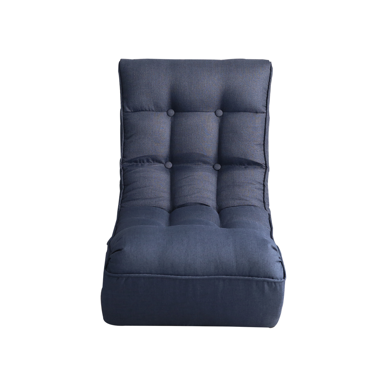 Single sofa reclining chair Japanese chair lazy sofa tatami balcony reclining chair leisure sofa adjustable chair,Navy