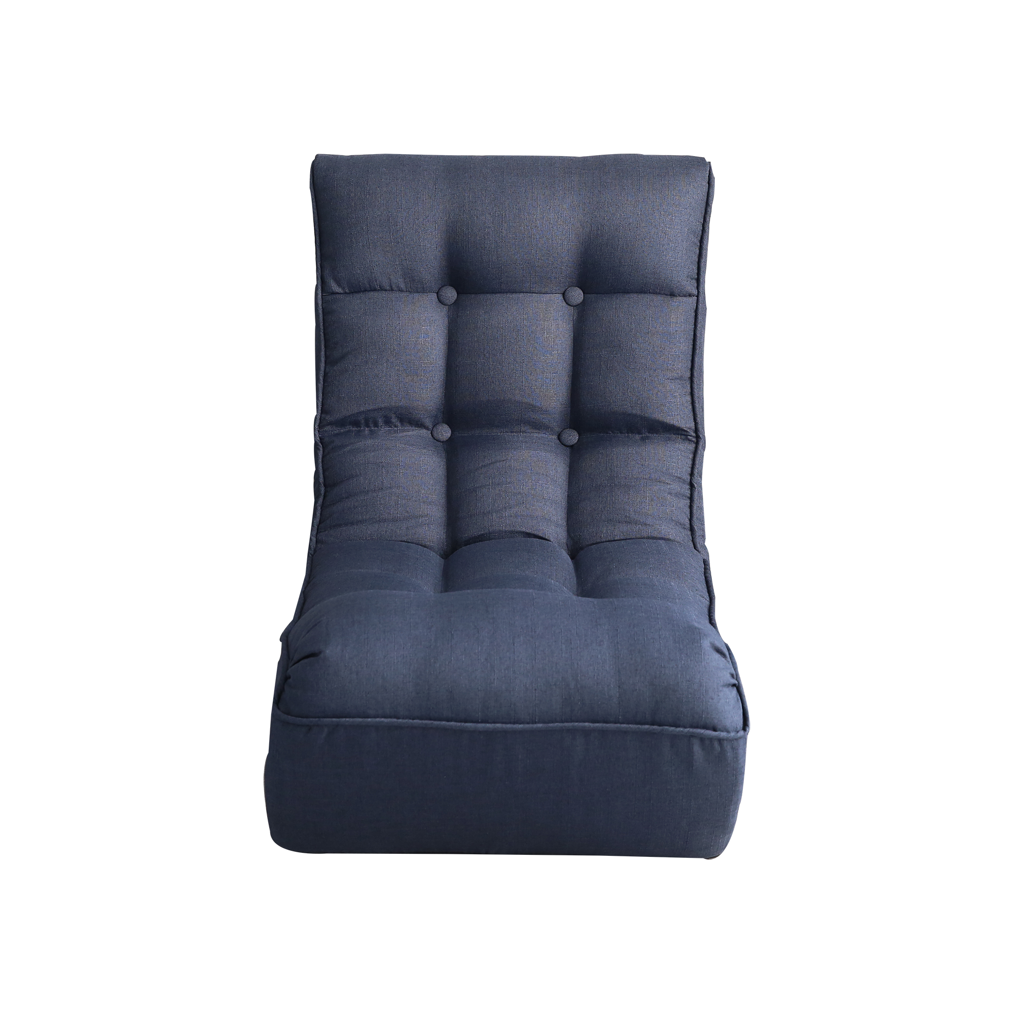 Single sofa reclining chair Japanese chair lazy sofa tatami balcony reclining chair leisure sofa adjustable chair,Navy