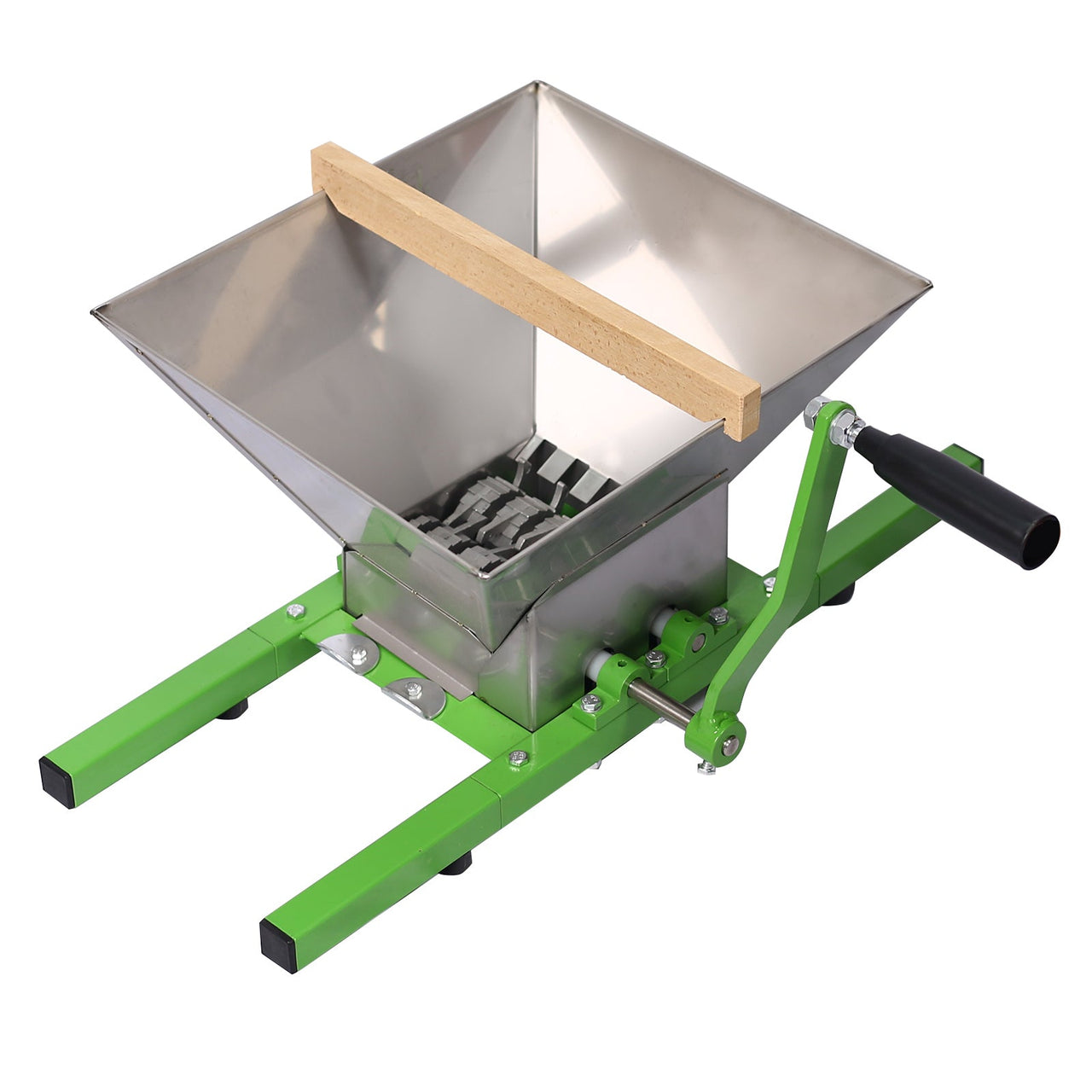 Fruit Wine Press and Crusher,100% Nature Apple&Grape&Berries Crusher Manual Juice Maker for Kitchen