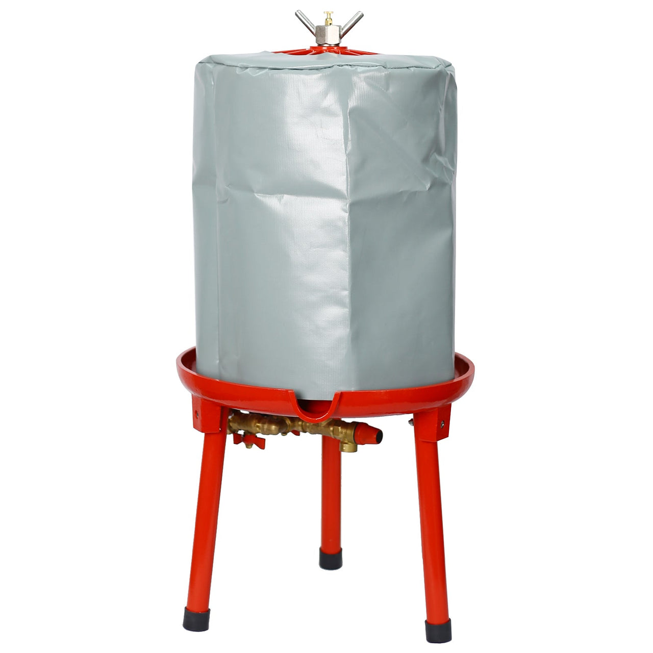 Hydraulic Fruit Wine Press with Fruit and Apple Crusher - Electricity-Free/Water-powered Cider Wine Bladder Press