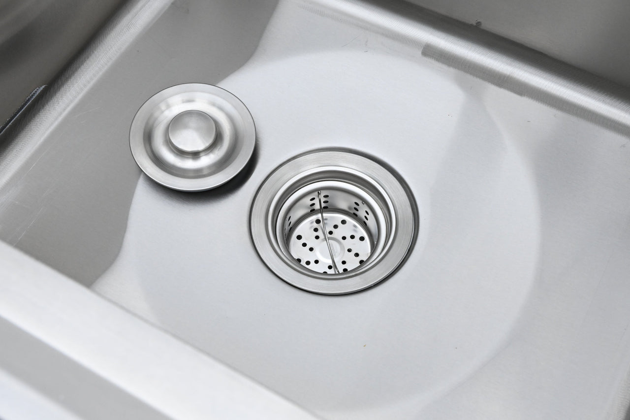 Stainless Steel Utility Sink, Freestanding Sink 3