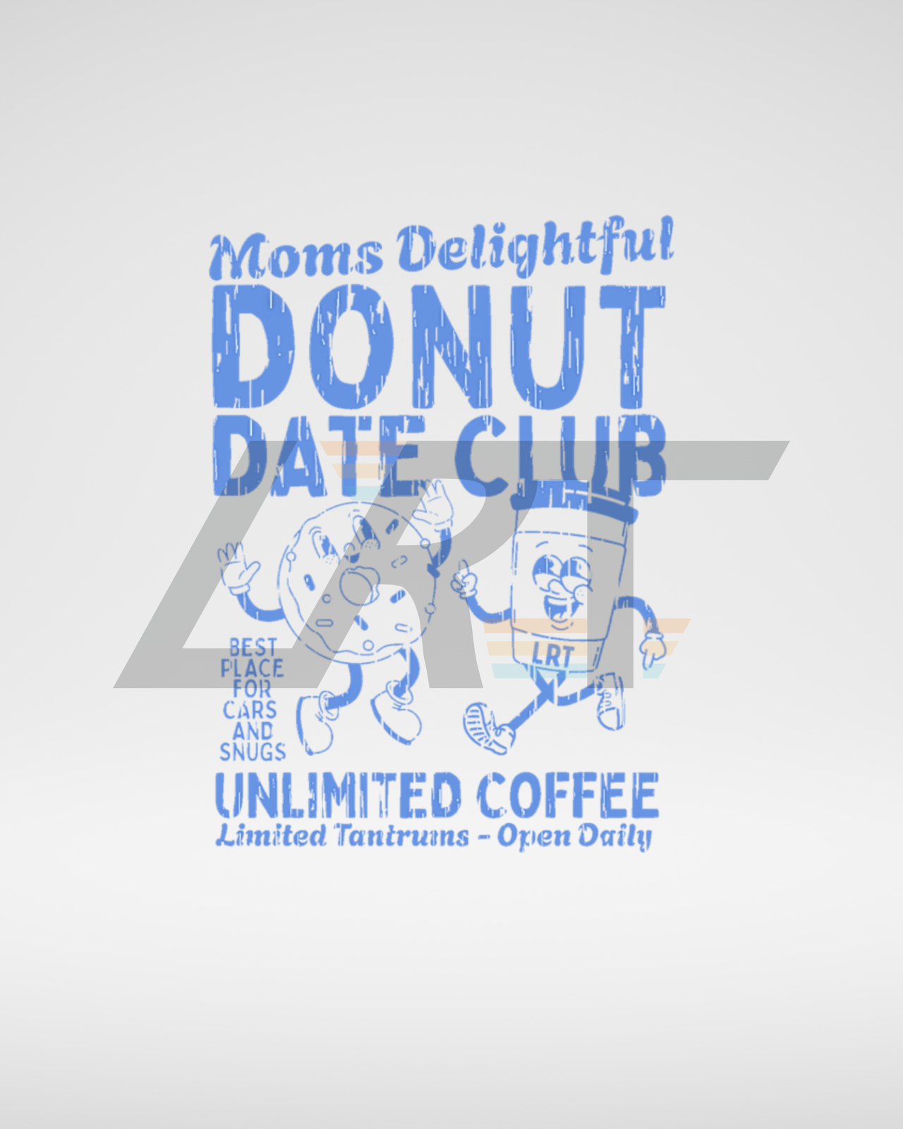 MOMS DONUT DATE CLUB TEE - CREAM
