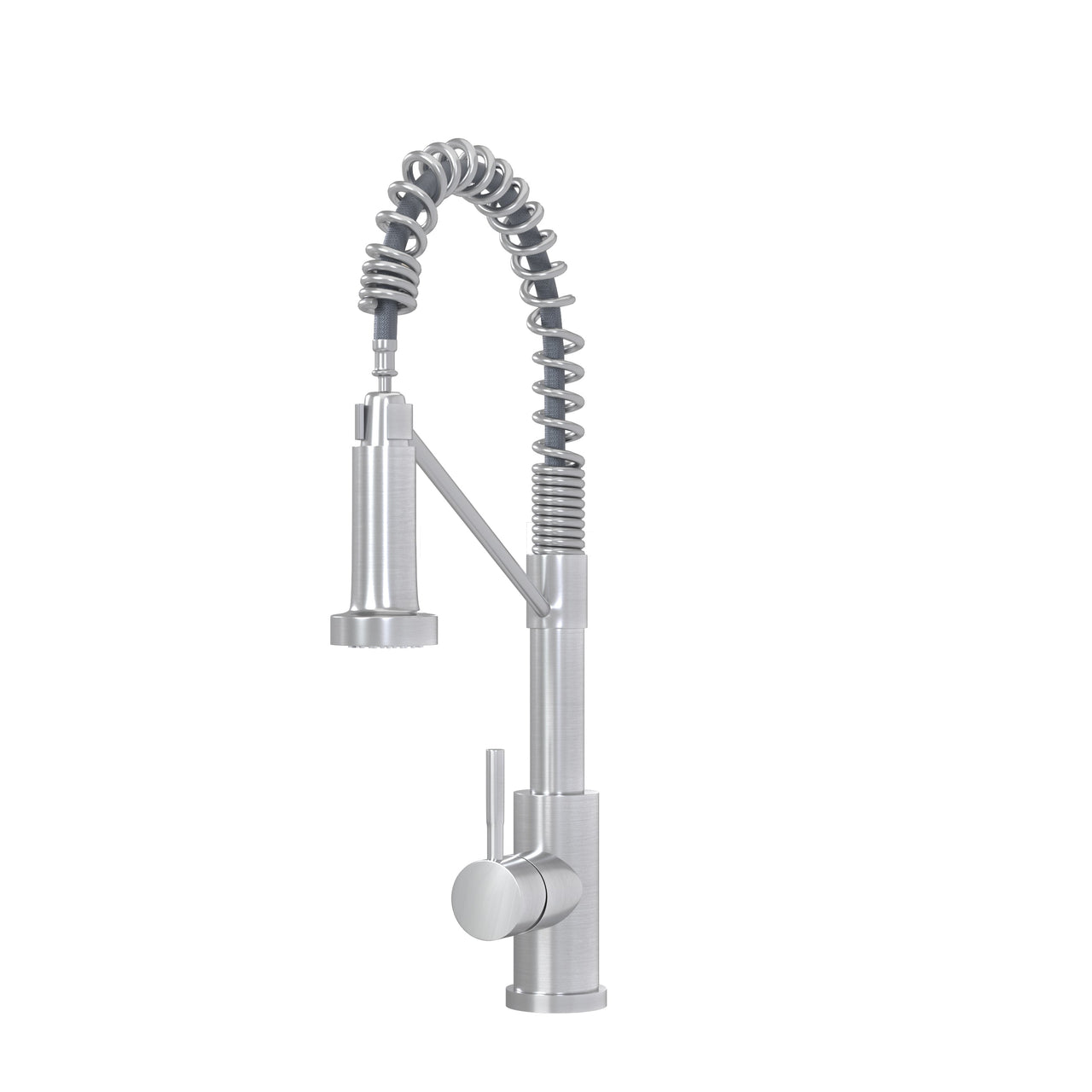 Bothwa Home CUPC Certified 19' Single Handle Kitchen Faucet (Brushed Nickel Finish)