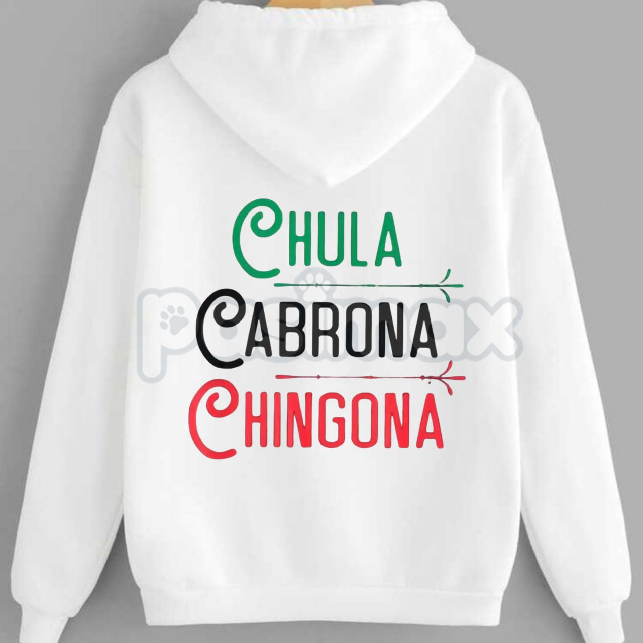 Chingona Chola Mexican Pride Hoodie – Men’s Edgy Graphic Streetwear, Vintage Culture Pullover, Long Sleeve Hooded Sweatshirt