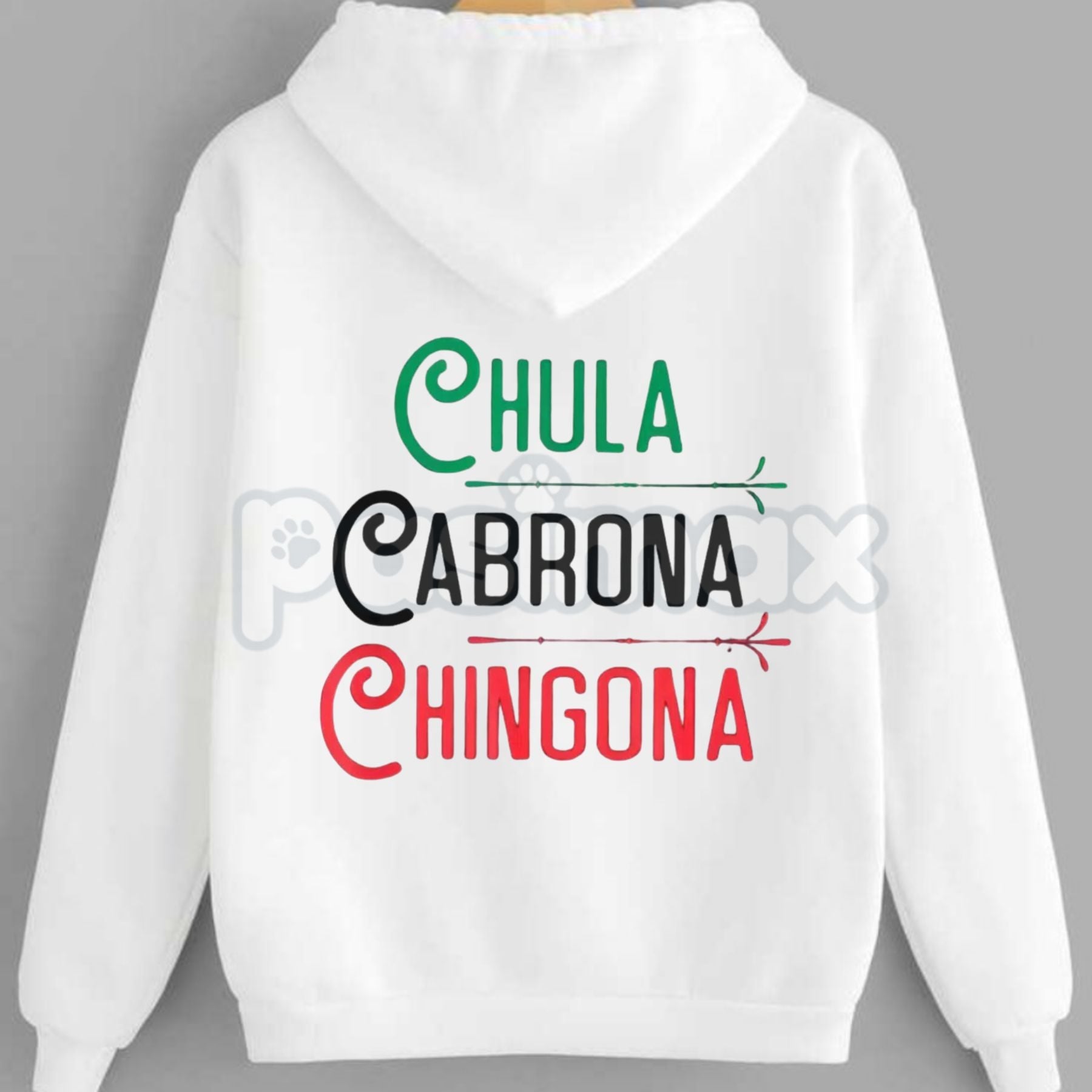 Chingona Chola Mexican Pride Hoodie – Men’s Edgy Graphic Streetwear, Vintage Culture Pullover, Long Sleeve Hooded Sweatshirt