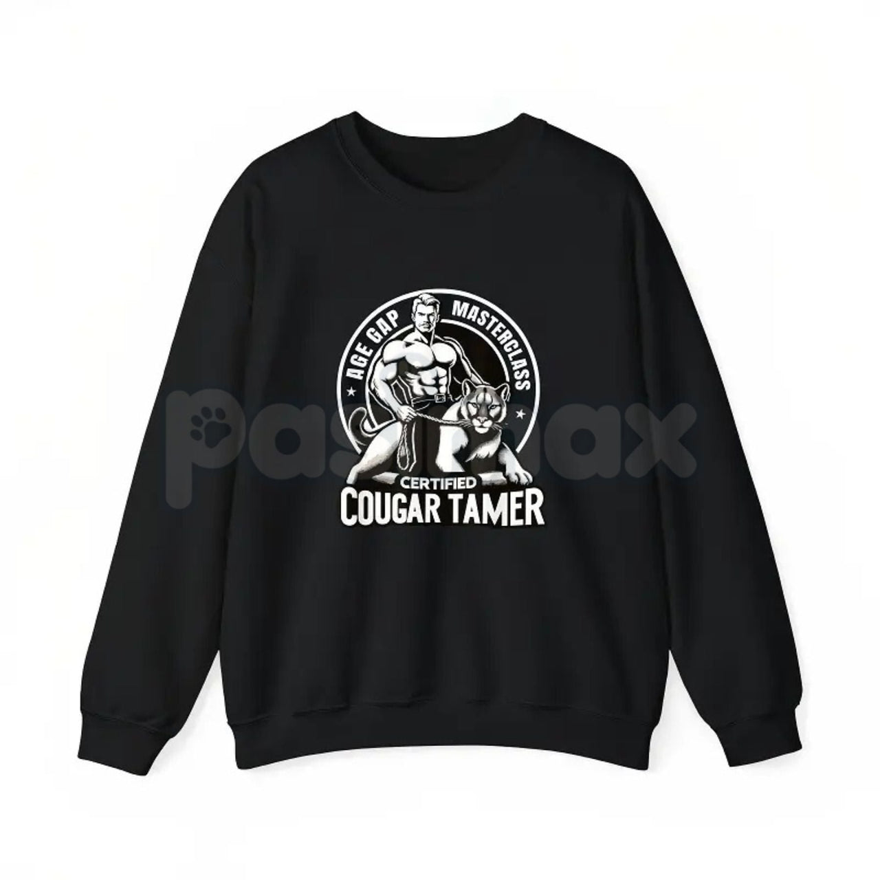 Certified Cougar Tamer Shirt – Funny Inappropriate Humor Hoodie & Sarcastic Gag Gift Sweatshirt
