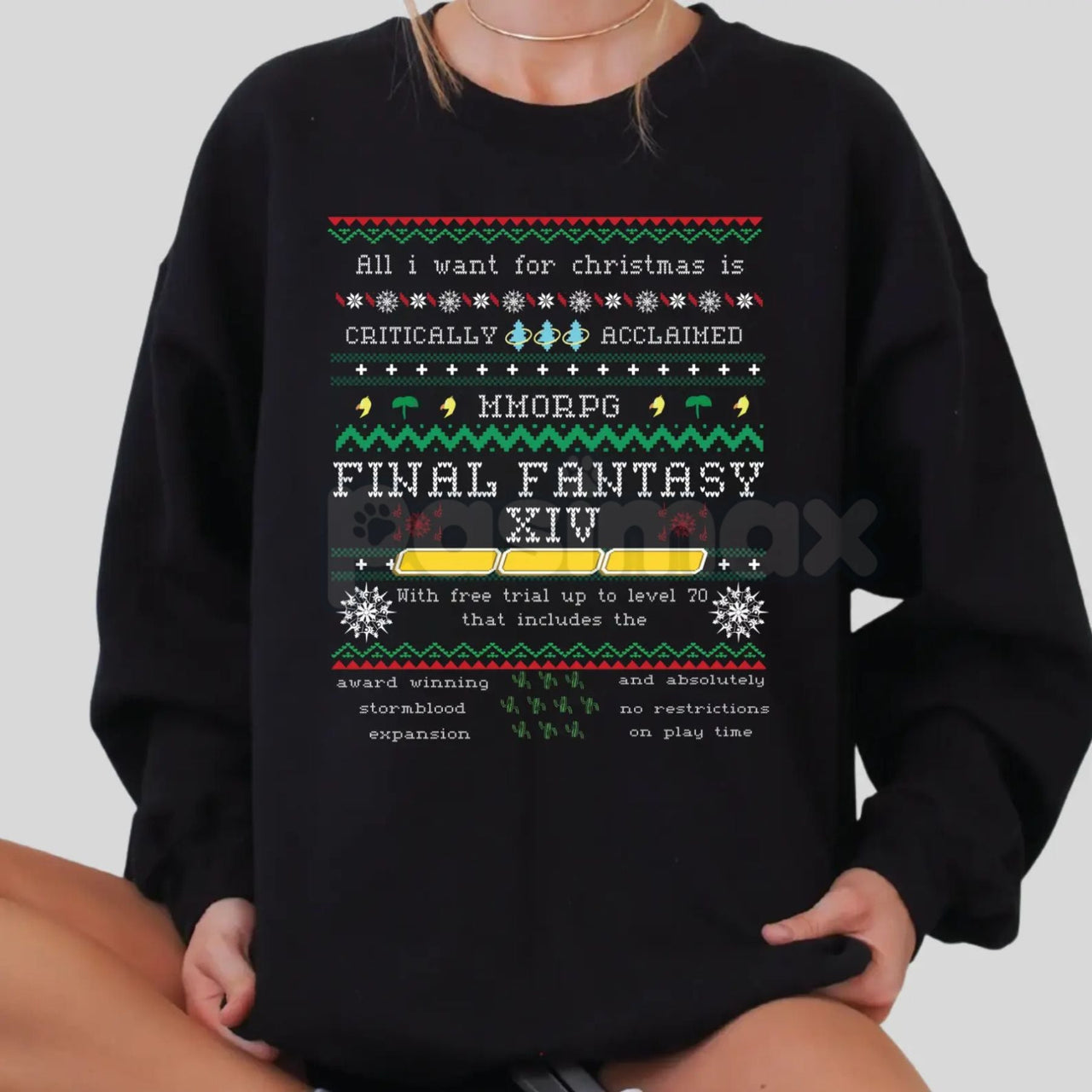 FFXIV Christmas Sweatshirt: 