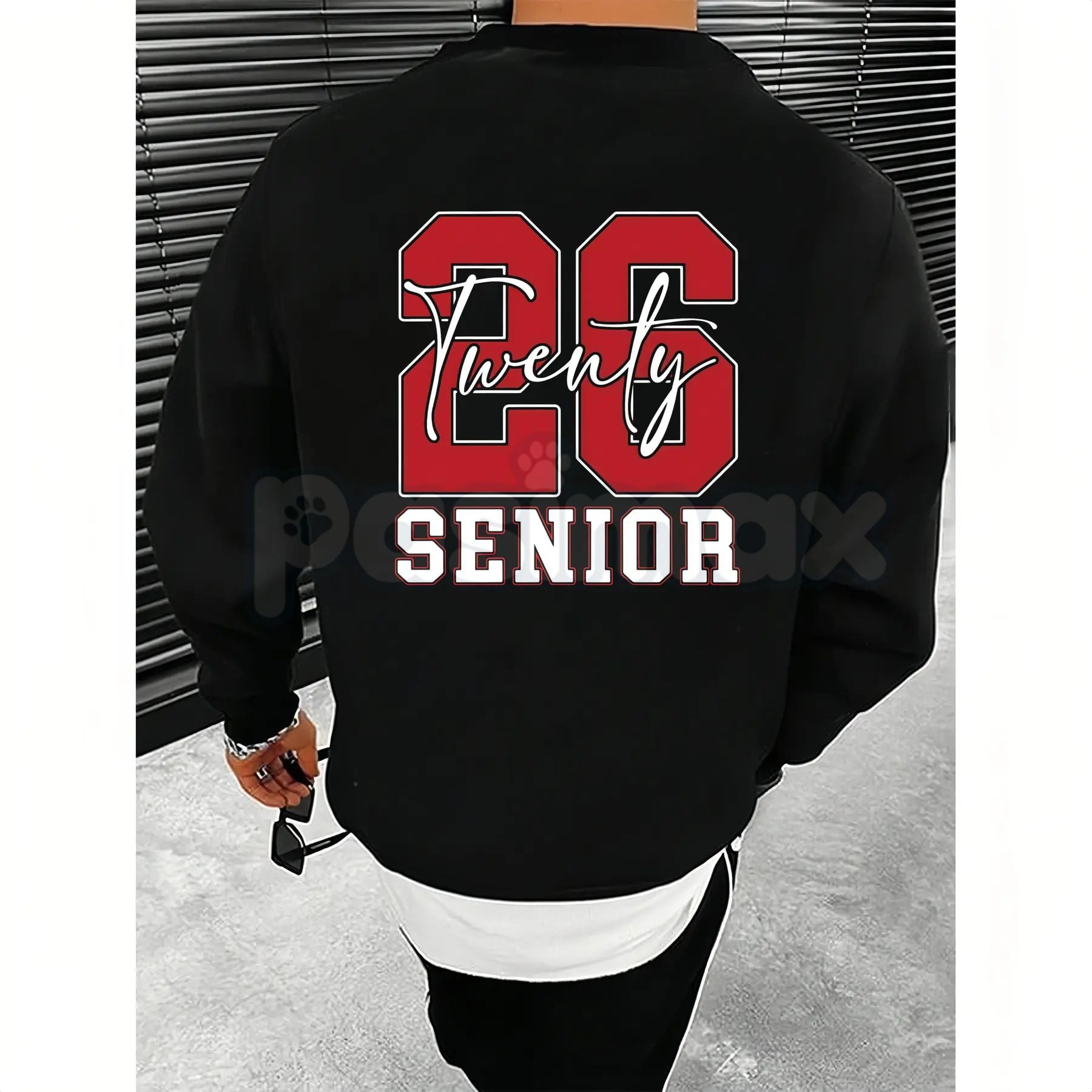 Twenty 26 Senior Hoodie – Class of 2026 Graduation Sweatshirt & T-Shirt, Senior Year Game Day Fit