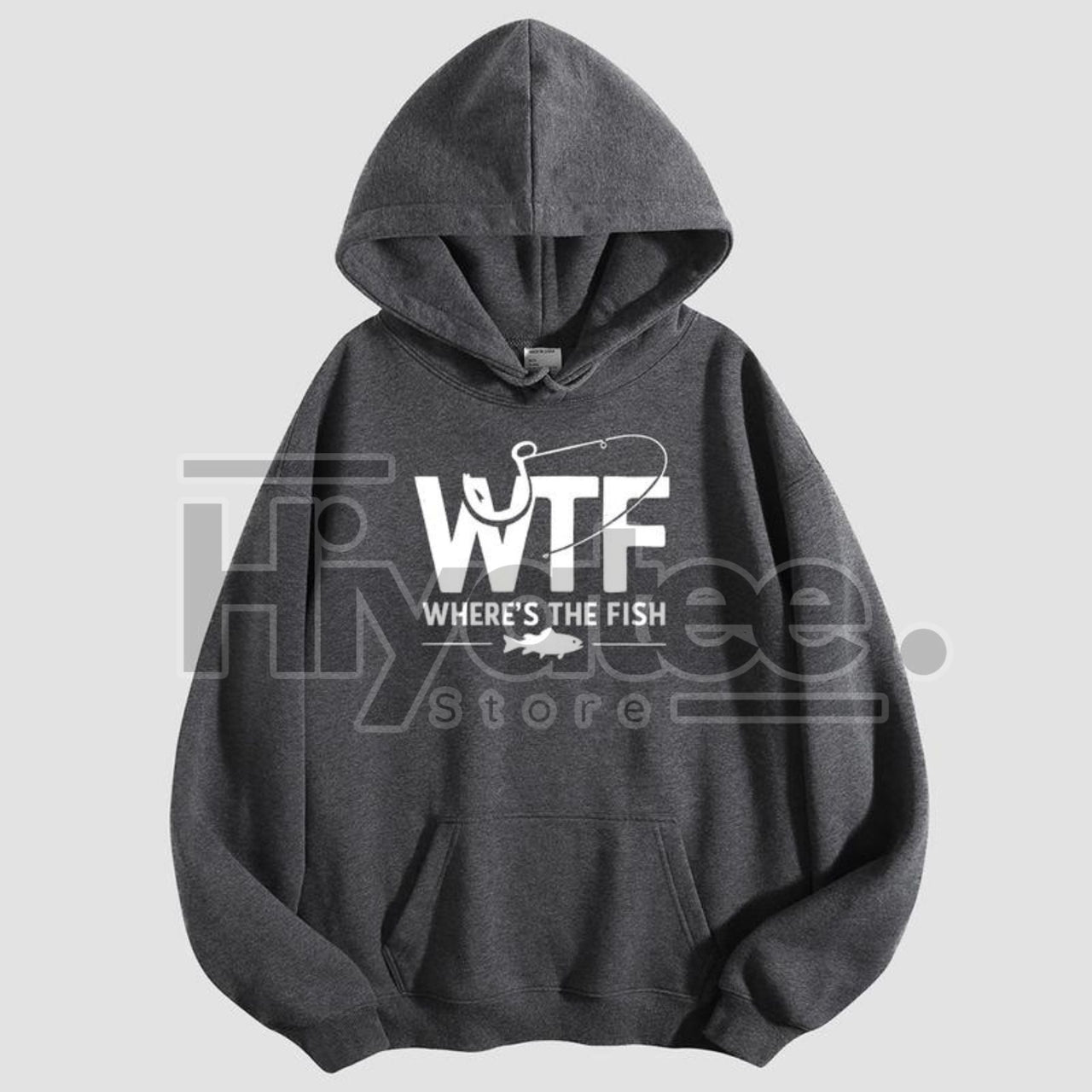 Men's Funny Fishing Graphic Hoodie