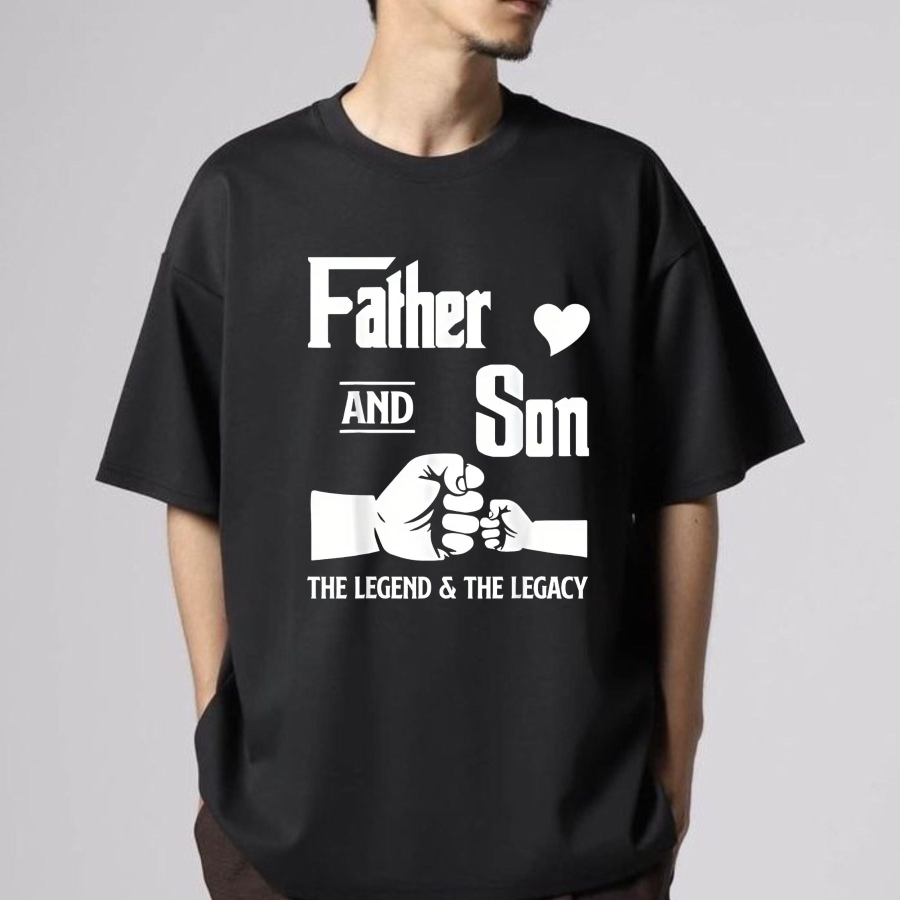Father and Son Matching T-Shirts - 