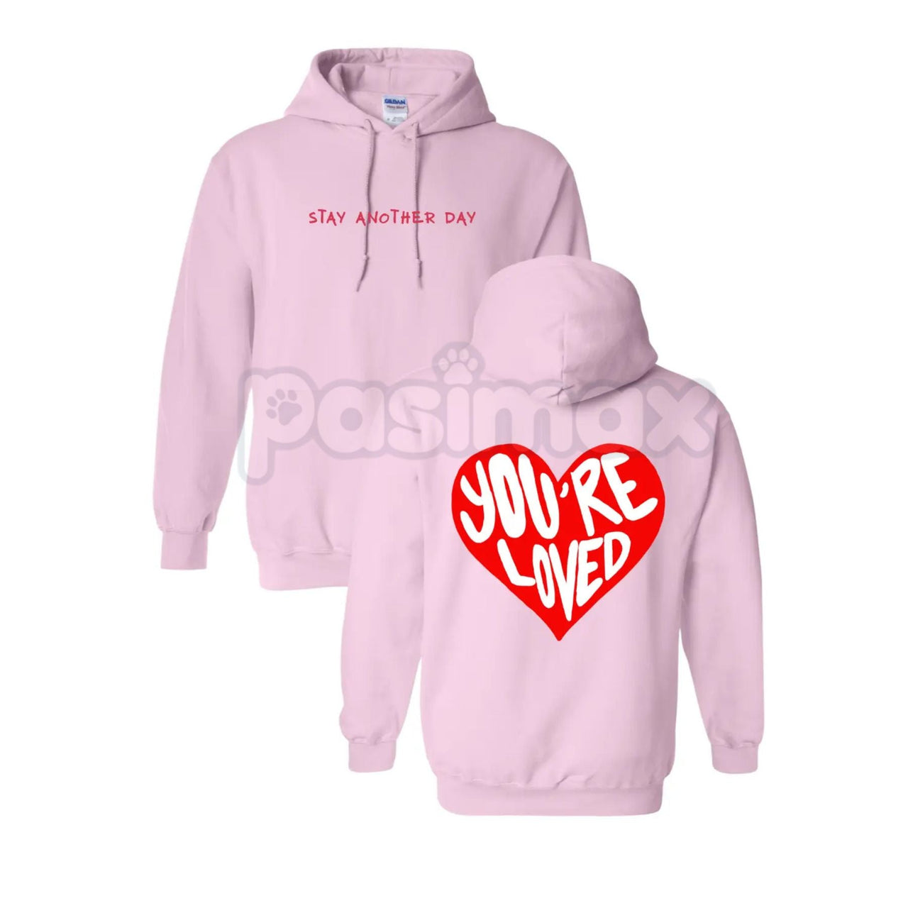 S.A.D. Stay Another Day Valentine’s Day Exclusive Hoodie – Mental Health Awareness Pullover, Self-Love Aesthetic Streetwear, Unisex