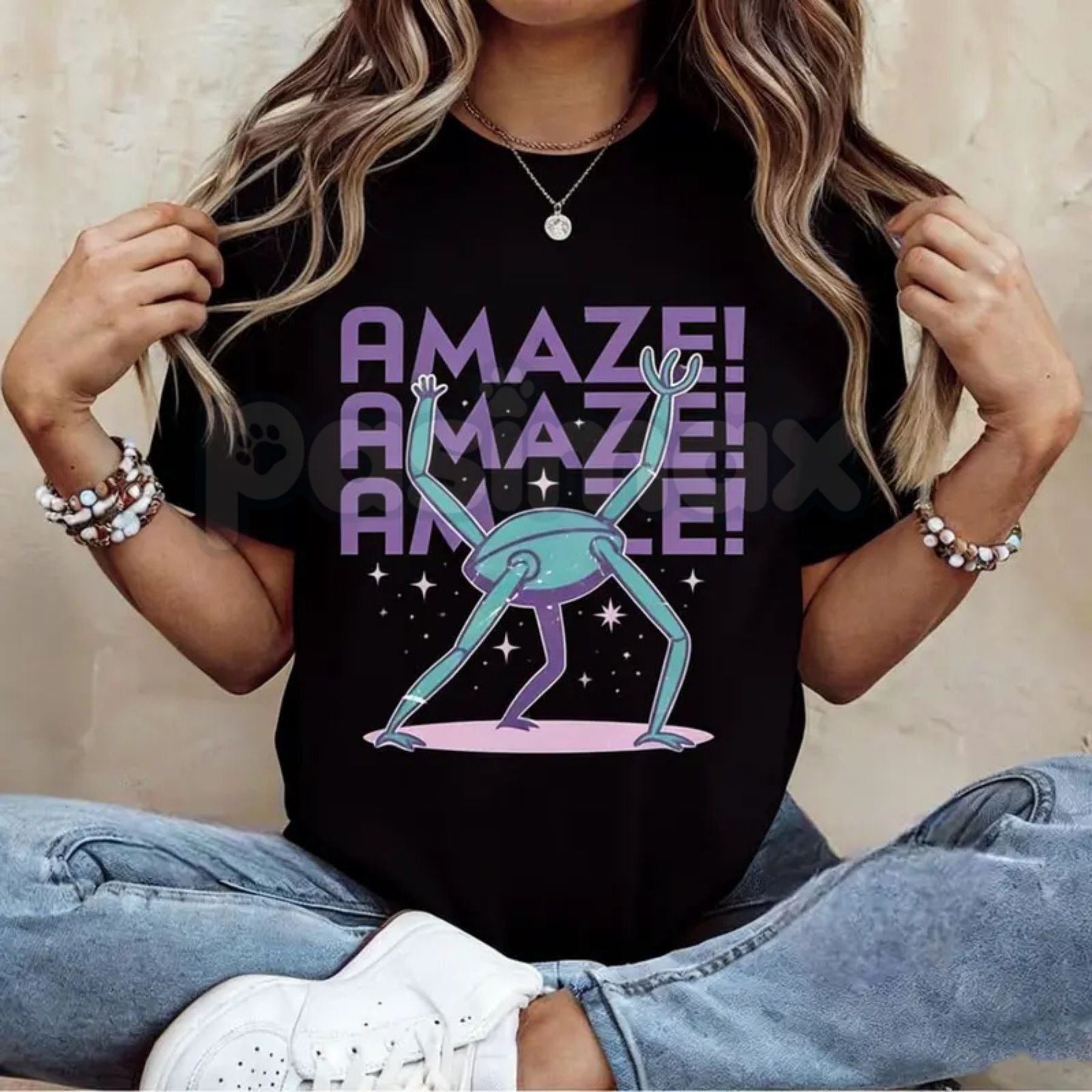 Project Hail Mary Mission T-Shirt - Official Rocky & Ryland Grace Graphic Tee, Premium 100% Cotton Sci-Fi Book Fan Top, Amaze Amaze Amaze Space Exploration Shirt, Andy Weir Novel Gift Apparel, Soft Lived-In Heavyweight Nerd Culture Tee