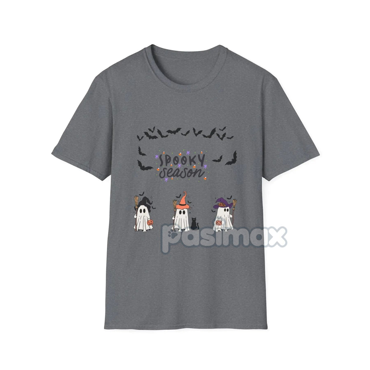 Spooky Boo Ghost T-Shirt - Cute Halloween Ghost Tee, Simple Spooky Apparel