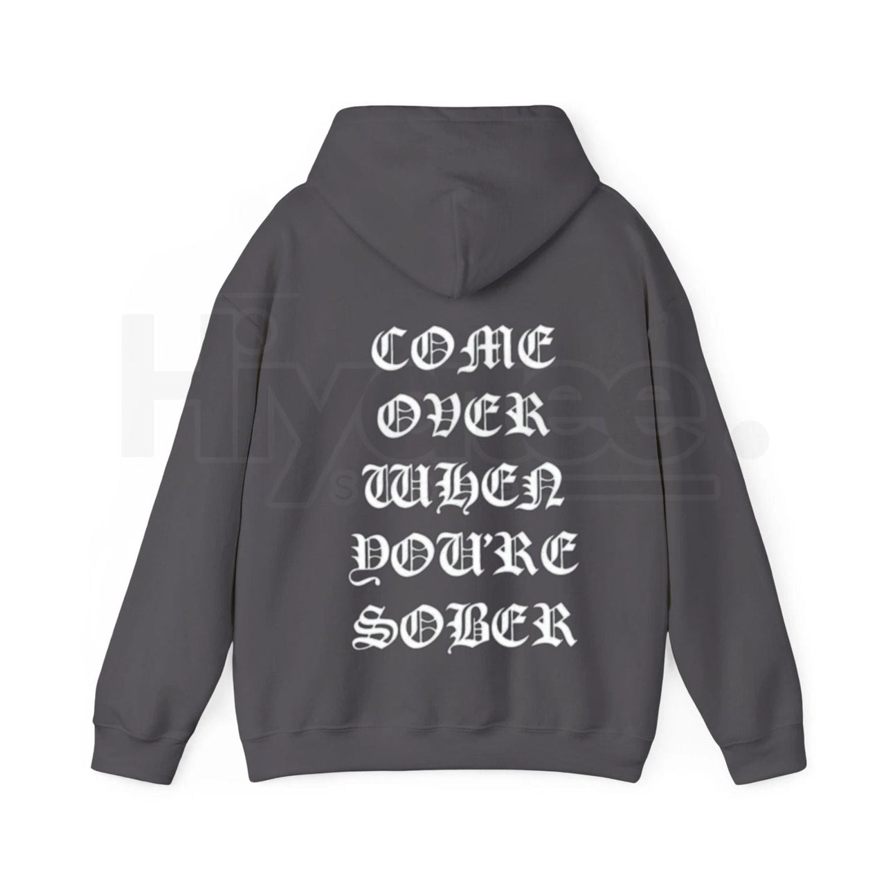Black Lil Peep 'Come Over When You're Sober' Hoodie – Emo Rap Graphic Pullover, Oversized Vintage Hip-Hop Style Top