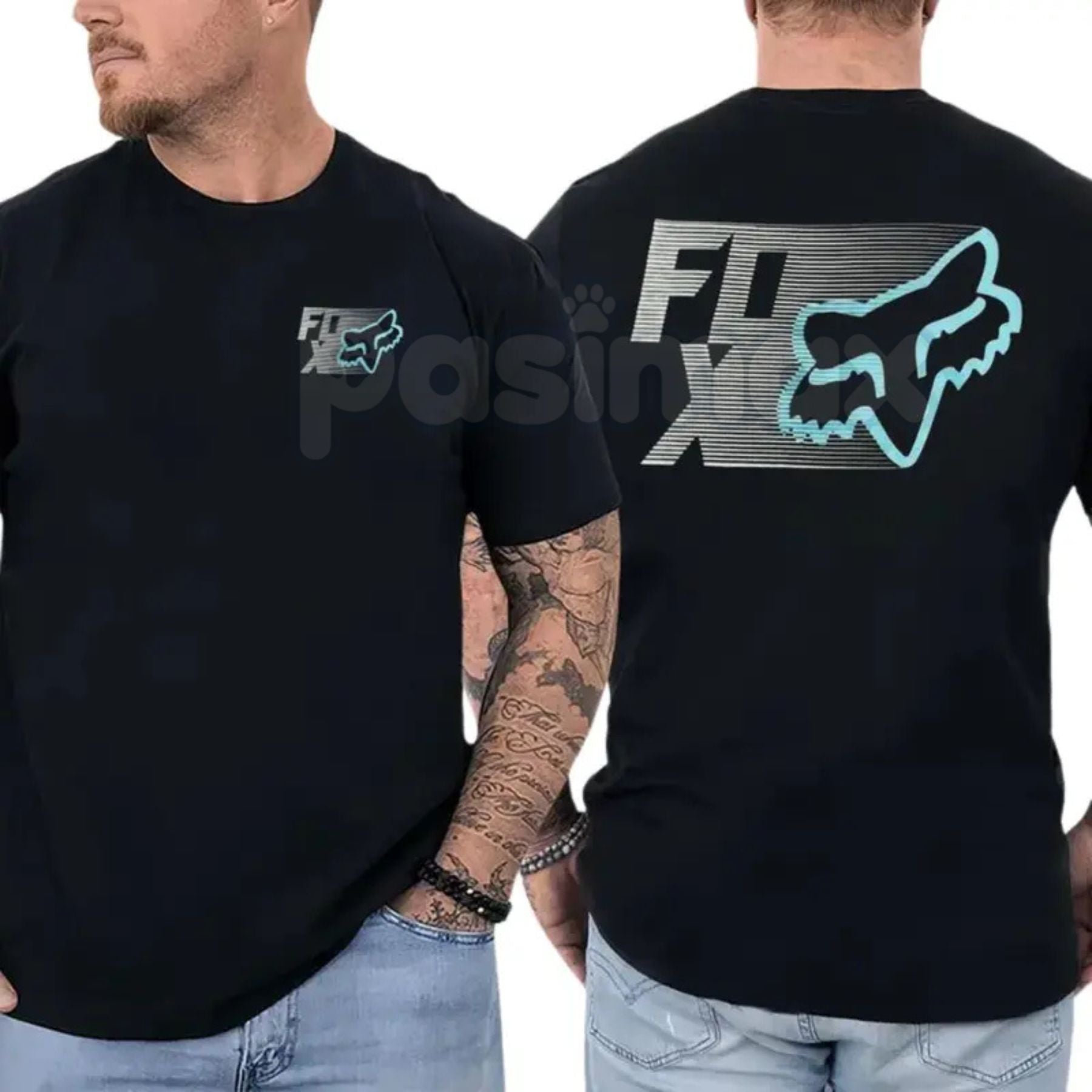 Fox Racing Graphic T-Shirt for Men – Premium 100% Cotton Motocross Lifestyle Tee, Heavyweight Off-Road Sports Fan Top, Soft Lived-In Racing Aesthetic Shirt, Made in USA