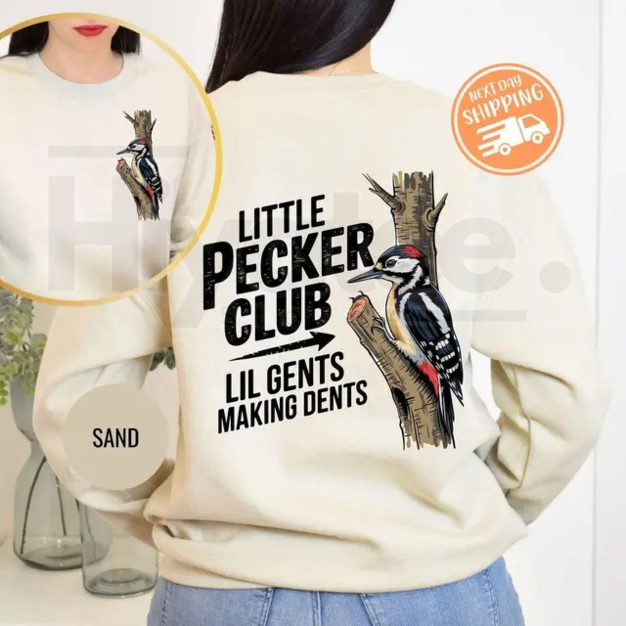 Little Pecker Club Hoody: Funny Lil Gents Making Dents Offensive Men Sweatshirt