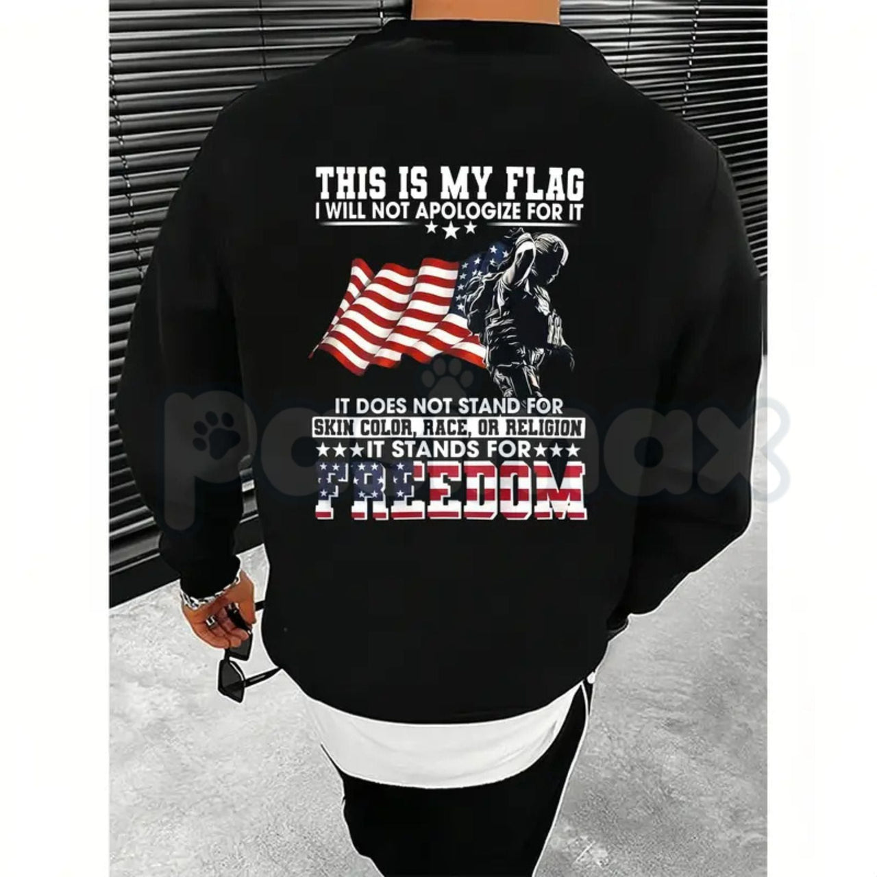 Stand for Freedom Shirt – Bold Slogan Graphic Hoodie & Casual Regular Fit Liberty Sweatshirt