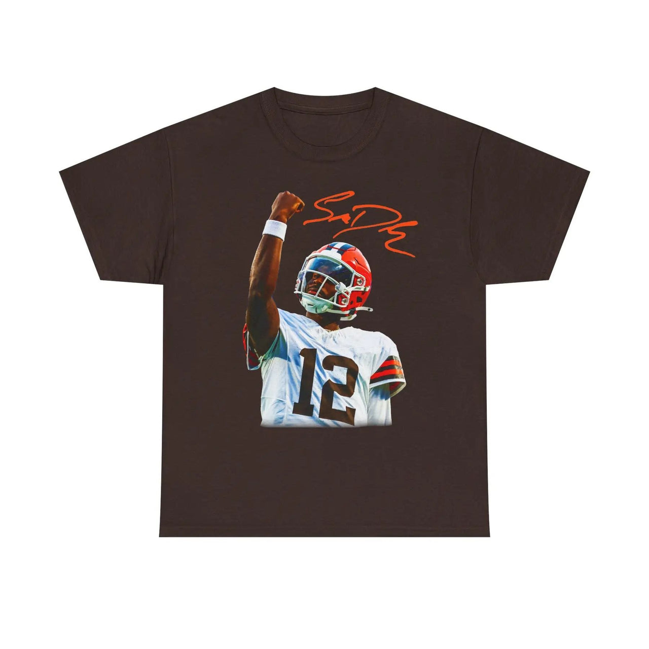 Shedeur Sanders 'Celly' T-Shirt - Football Graphic Tee, Colorado Fan Apparel