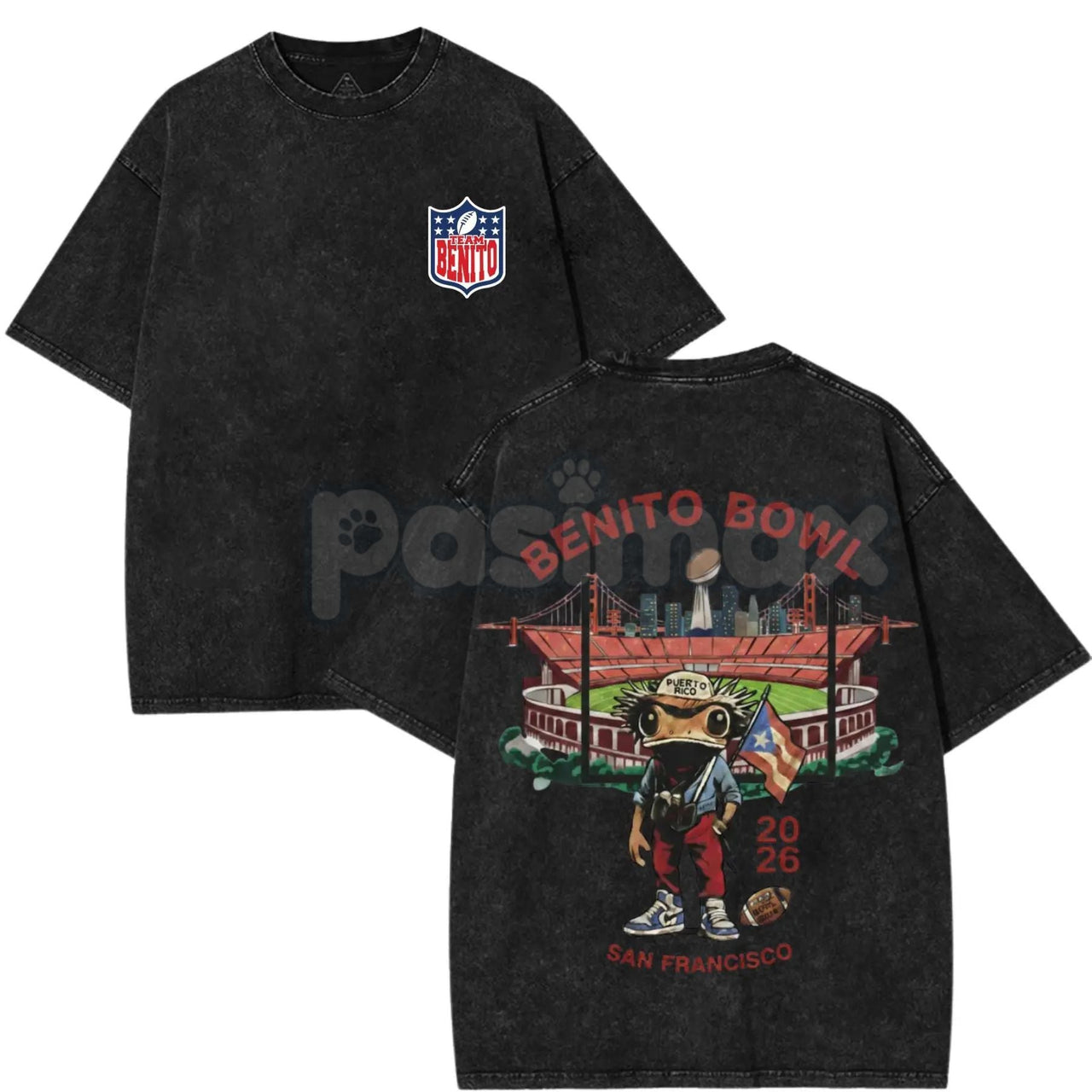 Benito Bowl 2026 Vintage Washed Graphic Tee – Bad Bunny Inspired Retro Music Merch