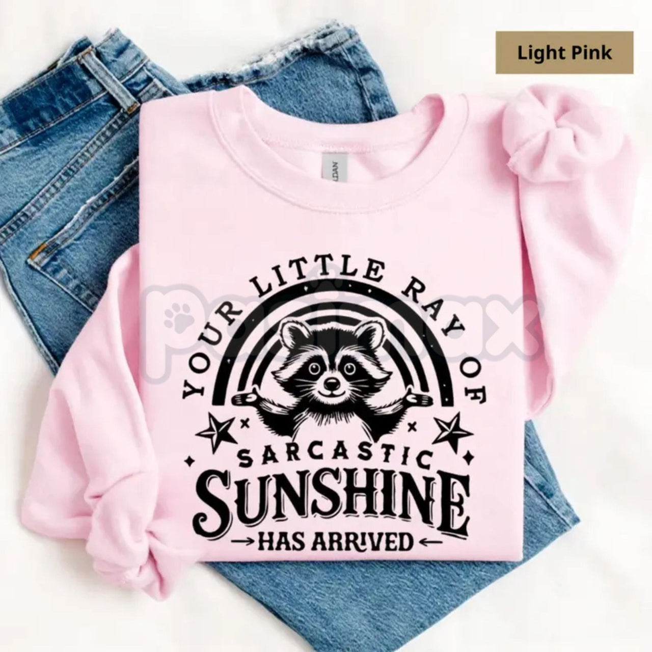 Your Little Ray Of Sarcastic Sunshine Sweatshirt | Funny Sassy Quote Crewneck | Retro Sun Graphic Pullover | Witty Sarcastic Shirt for Women | Sassy Aesthetic Jumper | Irony Inspired Streetwear Top