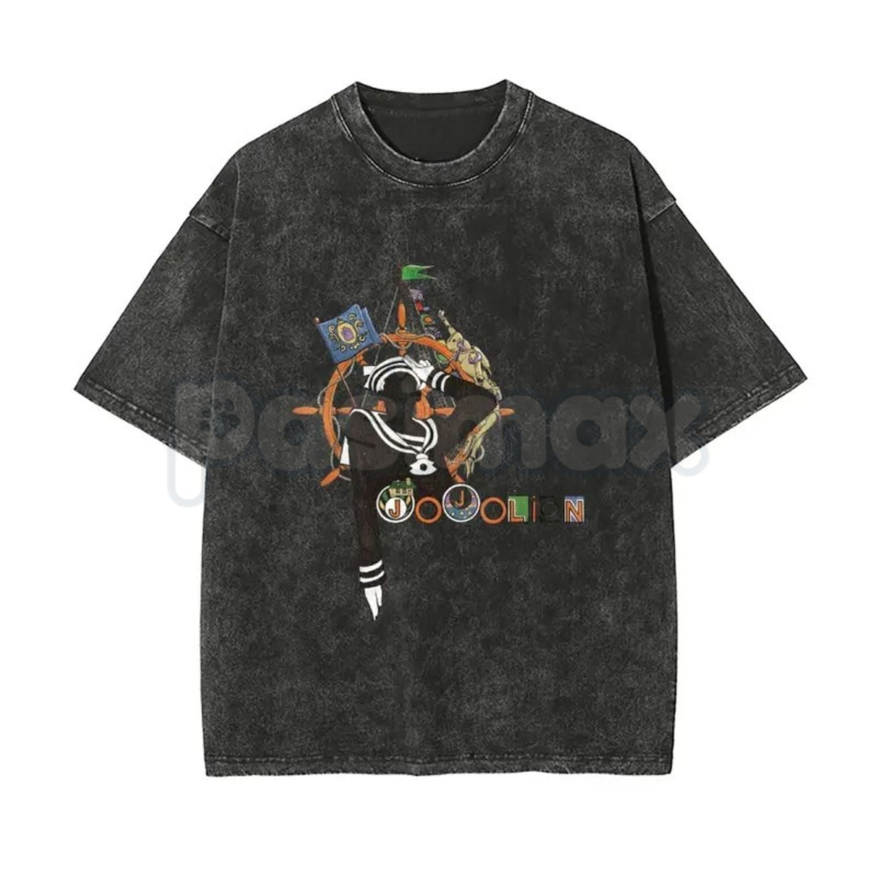 Josuke Higashikata Jojolion Tee – JoJo's Bizarre Adventure Part 8 Retro Wash Cotton Unisex Graphic Shirt