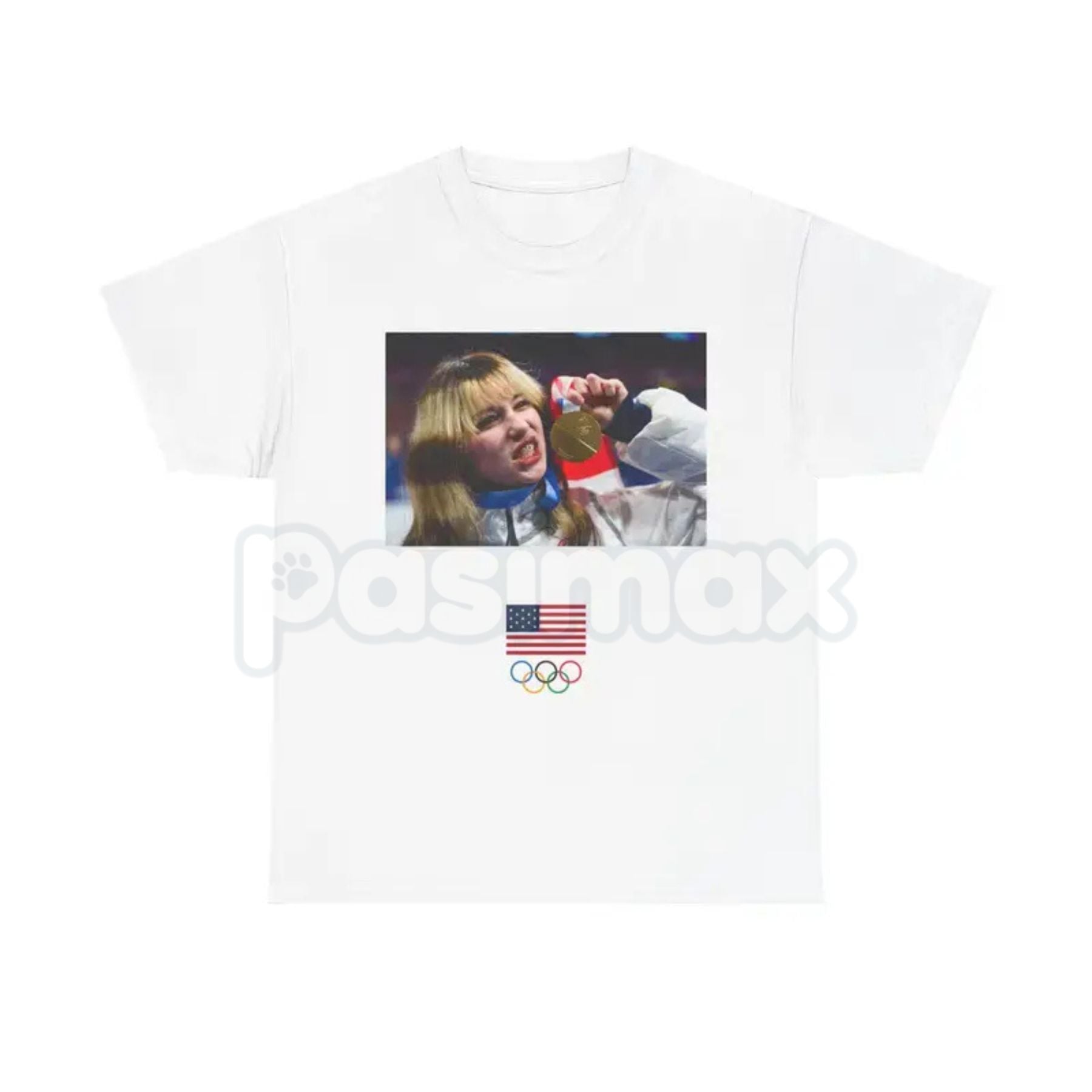 Team USA Olympics American Flag T-Shirt - Official Style Olympic Rings Graphic Tee, Premium 100% Cotton Team USA Fan Top, United States Olympic Committee Inspired Apparel, Patriotic Summer & Winter Games Shirt, Classic USA Pride Sportswear