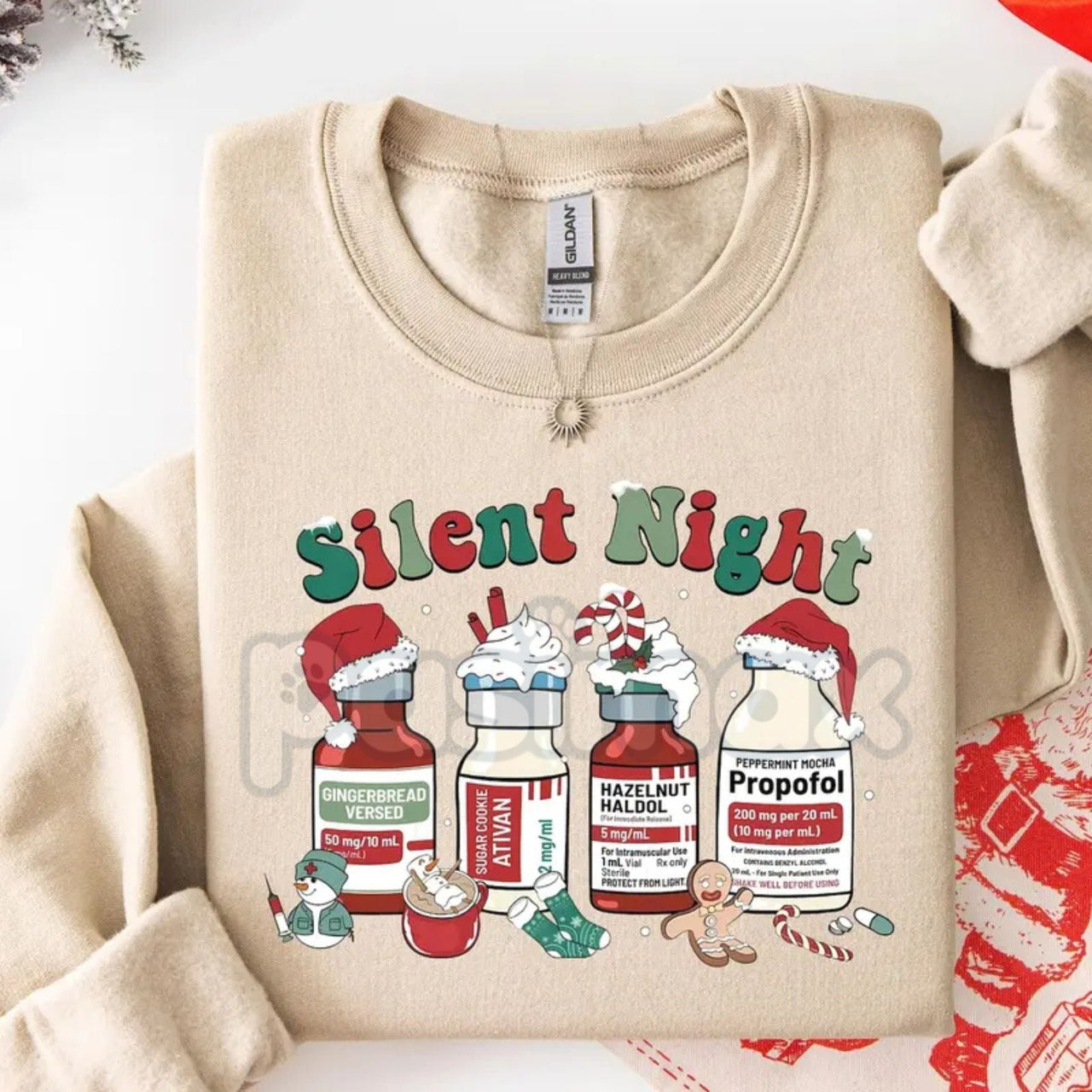 Compassionate Care Nurse Christmas Sweatshirt | 