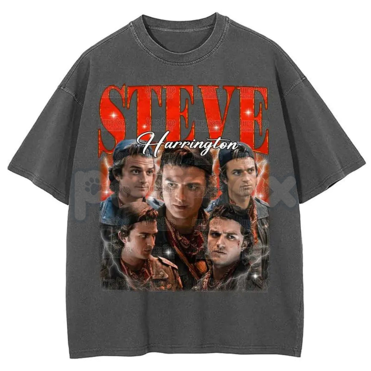 Steve Harrington Unisex Washed T-Shirt – Vintage Hawkins 