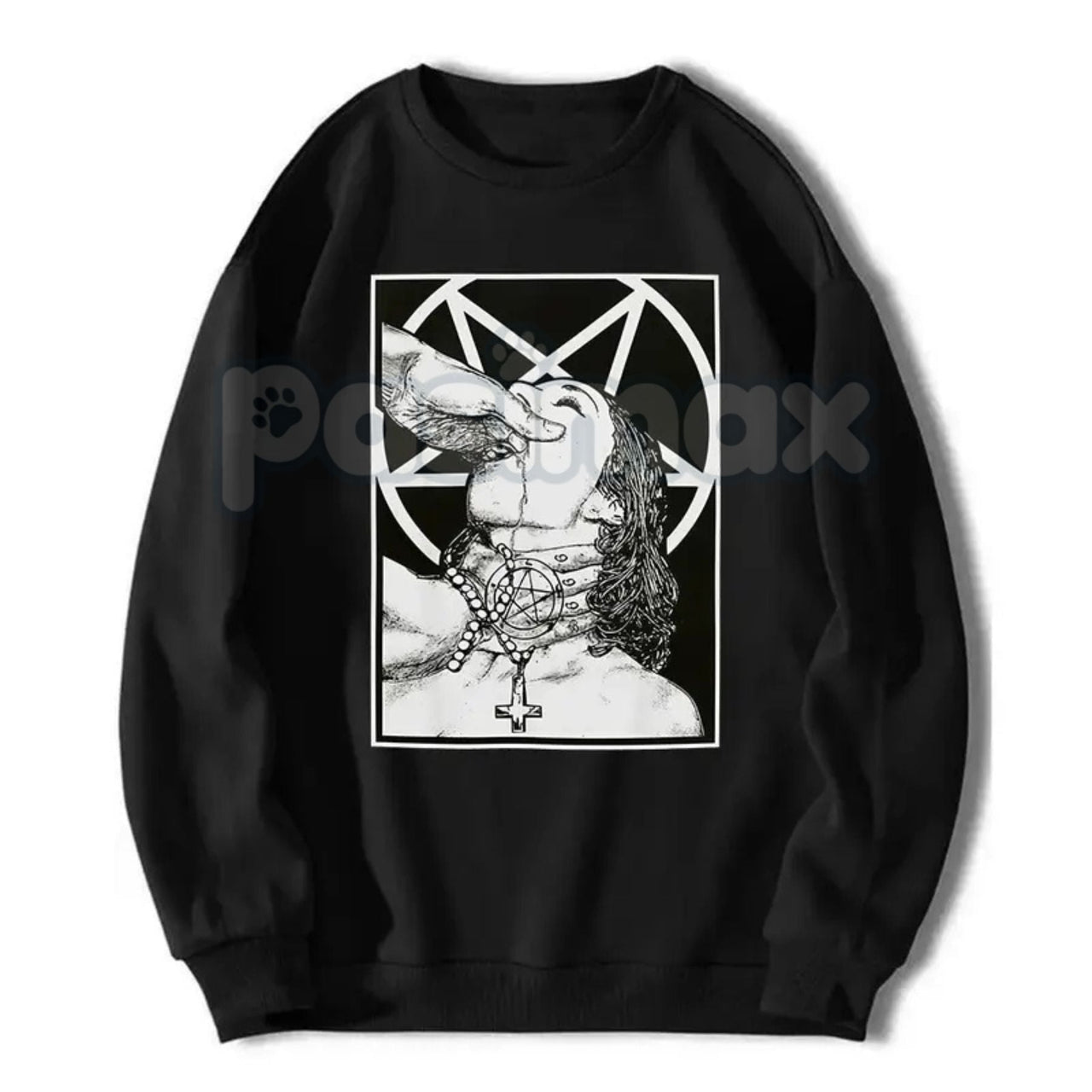 Unholy Nun Naughty Graphic T-Shirt – Dark Gothic Aesthetic Hoodie & Edgy Streetwear Sweatshirt
