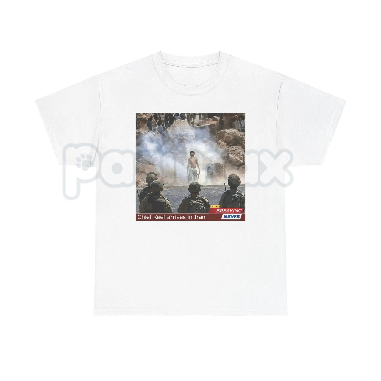 Chief K in Iran Graphic T-Shirt - Viral Streetwear Culture Tee, Premium 100% Cotton Glo-Style Fan Top, International Hip-Hop Aesthetic Shirt, Limited Edition Graphic Print Tee, Soft Lived-In Urban Fashion Apparel