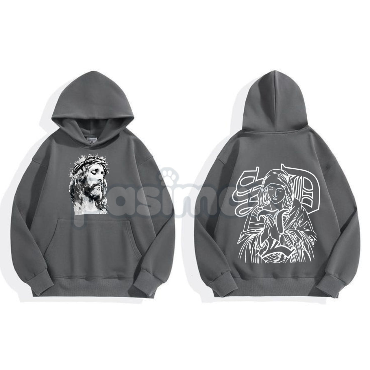 Jesus Hoodie – Faith-Based Christian Apparel, Religious Statement Pullover, Spiritual Worship Gear, Unisex